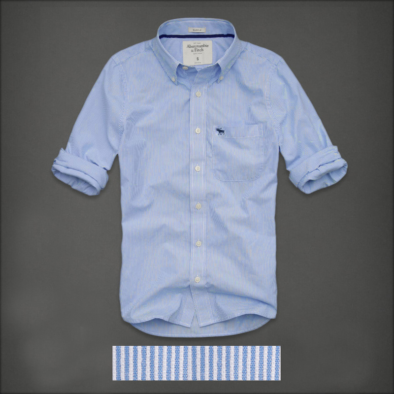 Abercrombie Fitch Hombres Espesar Camisa AF7025